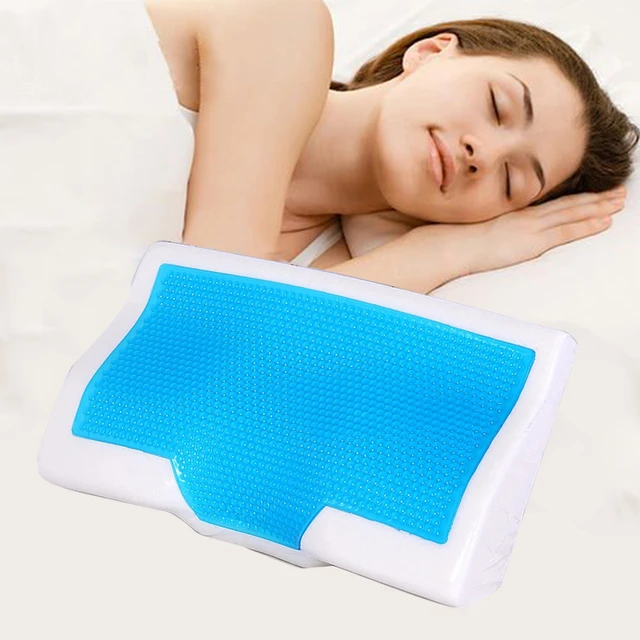 1 Pcs Memory Foam Pillow Summer Ice-cool  Memory Foam Bedding Neck Pillow  - 1 Memory - Aliexpress