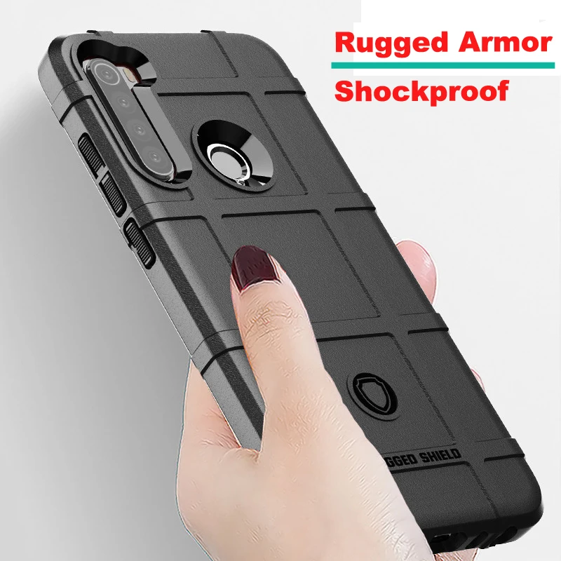 

New 2019 For Xiaomi Redmi Note 8 Case Rugged Armor Shockproof Cover For Xiaomi Redmi Note 8 Soft Silicon Button Protection