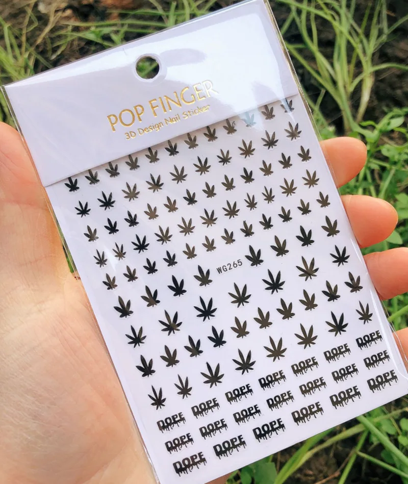 1PCS Multi-Color Laser Reflective Alphabet Nail Art Sticker Kit