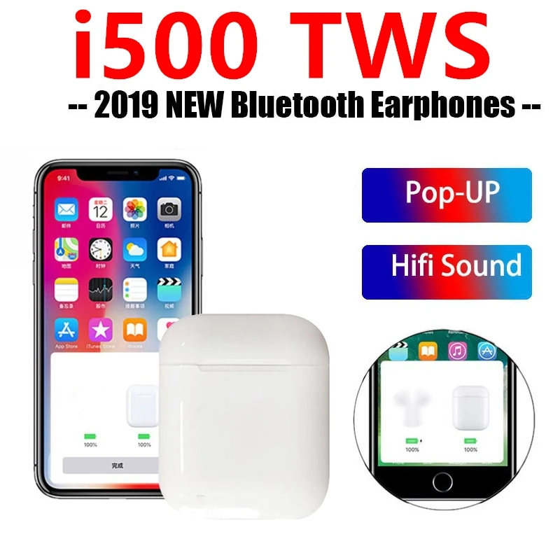 I500 TWS Смарт Сенсор Беспроводной Bluetooth наушники 8D стерео Бас 1536P PK W1 H1 чип i60 i200 i500 i800 i1000 i2000 i5000 TWS auriculares bluetooth inalambrico sluchawki bezprzewodowe yfeiybrb bluetooth kulaklik