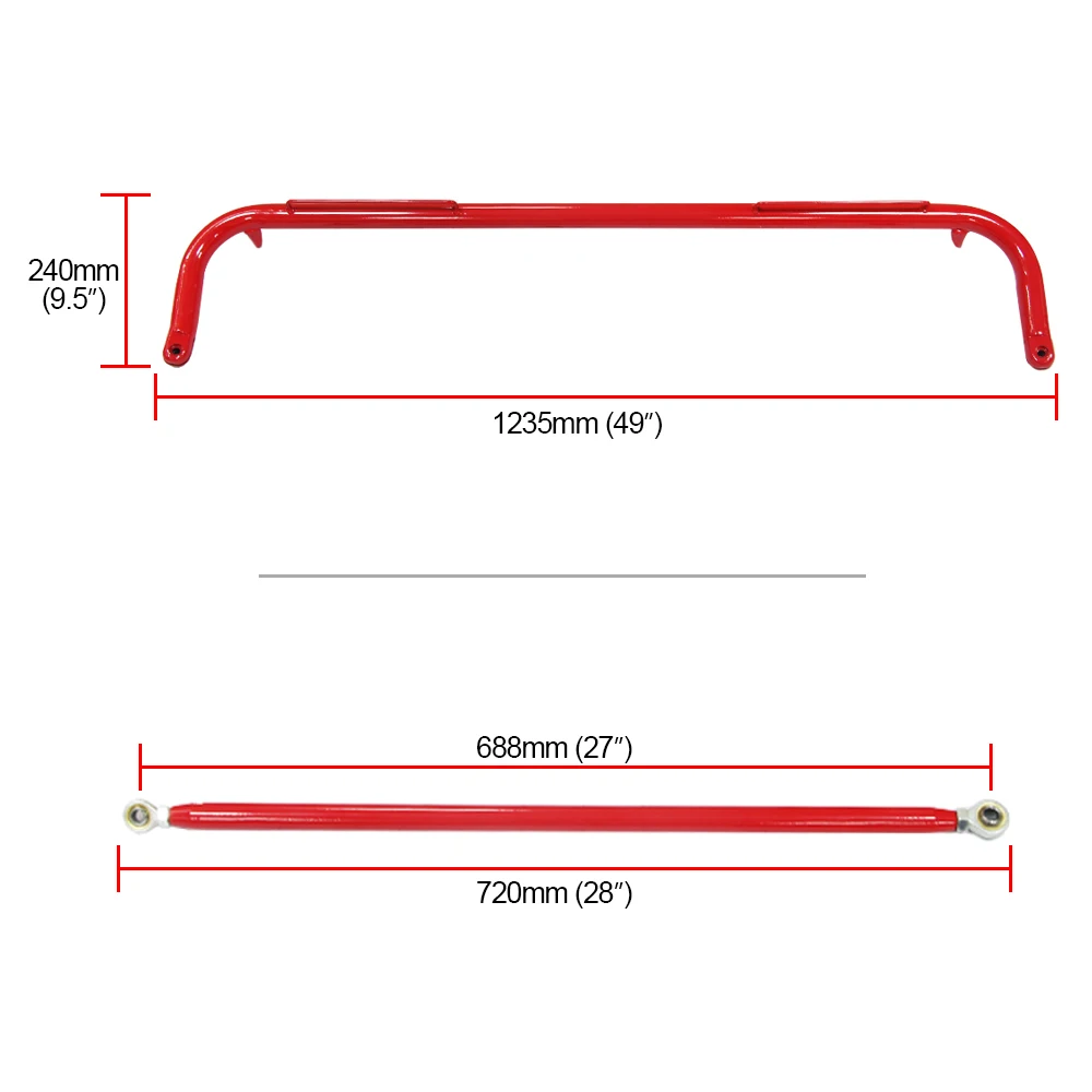 de arnés de chasis de para cinturón seguridad de protección de carreras inoxidable de 49 ", piezas de modificación coche rojo, azul y negro|Asientos, bancos y accesorios| - AliExpress