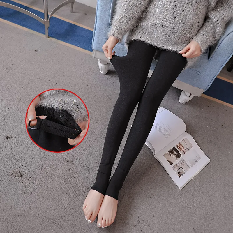 

Photo Shoot Winter Versatile Pregnant Women Pants Pregnant Women Silk Stockings One-piece Coaster Brushed And Thick Stepping Mat