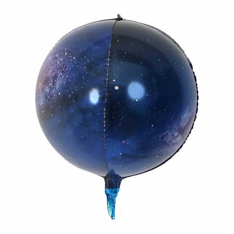 22 inch 4D Round Space Earth Dawn Starry Sky Aluminum Foil Balloon Wedding Decoration Birthday Party Helium Ballon Supplies