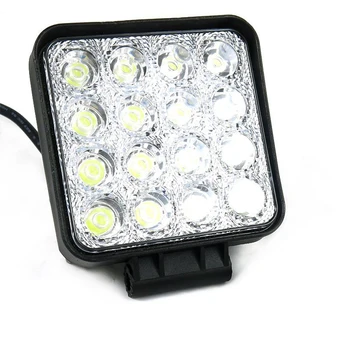 

48W 6500k LED Spot Beam Square Work Lights SUV Tractor Truck Lamp For 12V 24V Vehicles Waterproof Hot