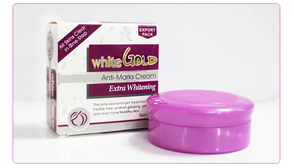 white gold face cream