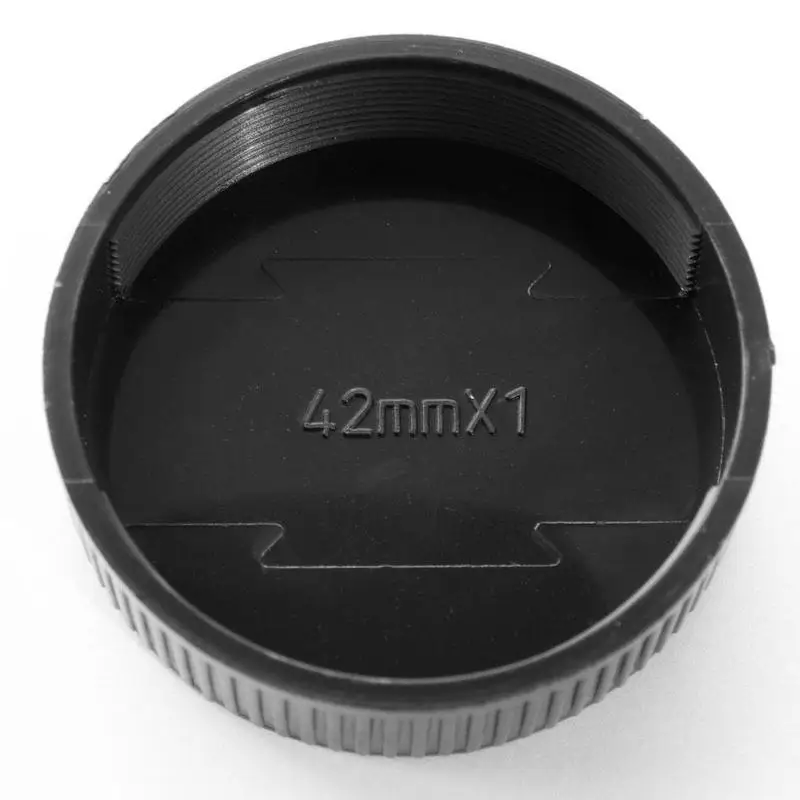 42 мм Пластиковая передняя и задняя крышка для M42 цифровая камера корпус и объектив черный 1pcRear Крышка объектива 1pcBody крышка