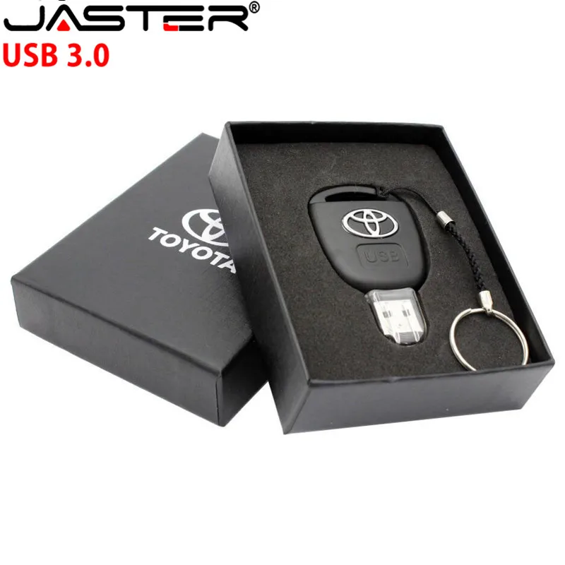Llave de coche Toyota USB 3,0 Flash Drive 1 GB 2GB 4GB 8GB 16GB 32GB 64GB 128GB Memoria USB de alta velocidad conduce regalos memoria capacidad Real de disco U