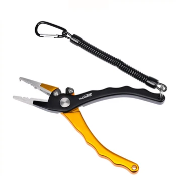 

TSURINOYA CD-190 190mm/145g Multi-purpose Aluminium Fishing Pliers Sea fishing Pliers Fishing Lure Tungalloy Cutter fishing Tool