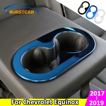 

Xburstcar for Chevrolet Equinox 2017 2018 2019 Stainless Steel Car Rear Water Cup Frame Cover Trim Sticker Accessories