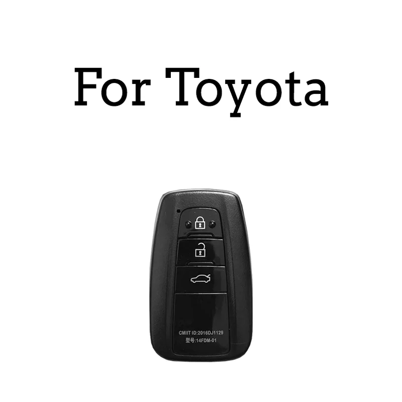 Coperture della copertura della cassa chiave dell'automobile in lega di zinco per Toyota CHR C-HR Prado Prius Camry Corolla RAV4 2017 2018 2019 accessori - He620e00928a64033b96e3ffc9adae264G
