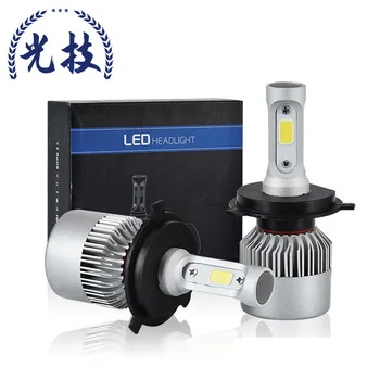 

for S2 Led headlights led H1 H3 H4 H7 H11/8/9 H13 H11 9012 9004 9005 9006 9007 880 Bulbs Bullet Super Bright turbo Car Light