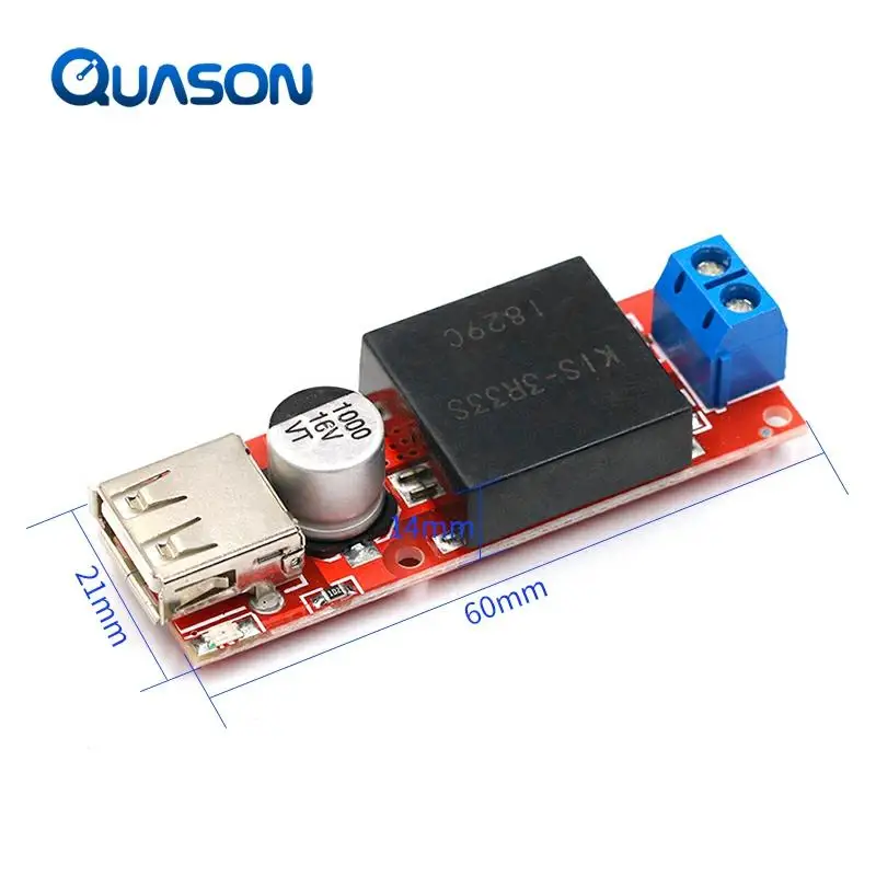 5V USB Output Converter Board DC-DC 7V-24V To 5V 3A Step-Down Non-isolated Buck KIS3R33S Module KIS-3R33S Overcurrent Protection ► Photo 3/5