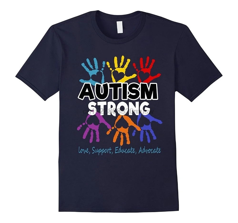 2019 Hot Sale Summer style Autism Awareness T shirt For Mom Dad Kid - Strong Tee |