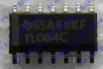 

5 шт./партия, микросхемы TL084 SOP-14