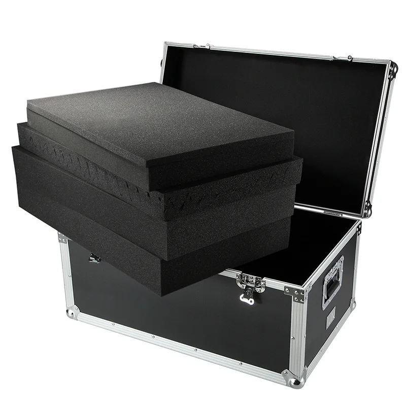 76x46x37cm Aluminum Tool Box Instrument Case Large Sound Equipment Box