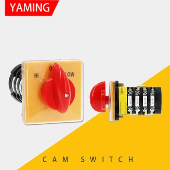 

Cam Switch 20A 4 Poles High And Low Dual Speed Milling Machine Conversion Combination Switches Machine Tool Universal
