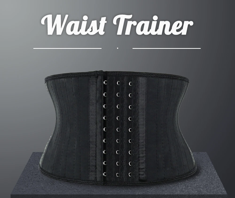 NB1943B-5 Atbuty Shorter Torso Waist Trainer 25 Steel Bones Corsets Small Waist Shaper Underbust Slimming Tommy Control (1)