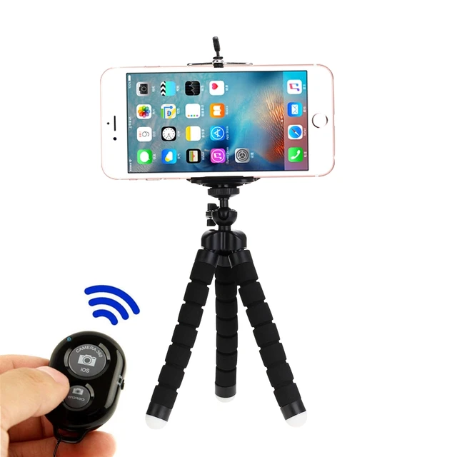 Tripods Tripod For Phone Mobile Camera Holder Clip Smartphone Monopod Tripe Stand Octopus Mini Tripod Stativ For Phone 3