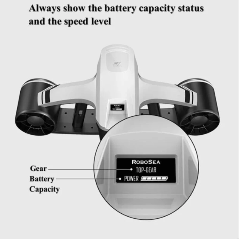 US $1.534.40 Underwater Propeller HandHeld Booster Swimming Diving Equipment Underwater Diving Submarine Scooter Underwater Swimming Aid Toy