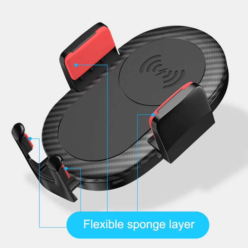 Автомобильное крепление для телефона, беспроводное зарядное устройство, держатель на вентиляционное отверстие, универсальная подставка, свободные руки, колыбель V6
