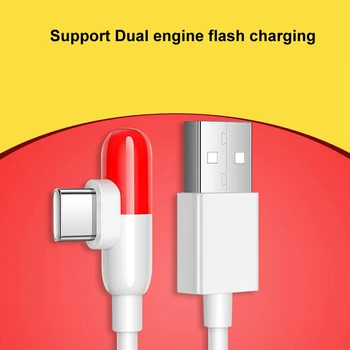 

100pcs/lot Wholesale Fast Flash Charge Cable 2M 1M 1.5M 4A USB Type C Mobile Phone Data Kabel for Huawei Xiaomi Android Wire