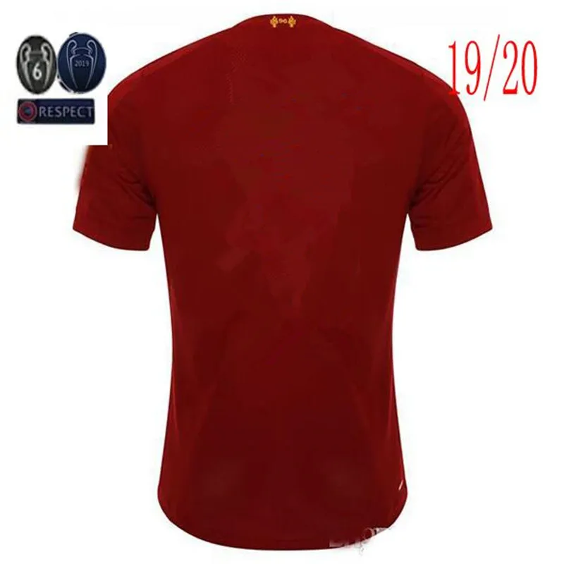 Футболки для ливерпулинга M. SALAH MANE VIRGIL FIRMINO HENDERSON ROBERTSON FABINHO A. BECKER 19/20 - Цвет: shirt20