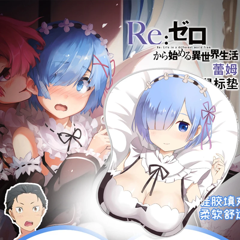 Коврик для мышки Re:Zero kara Hajimeru Isekai Seikatsu коврик с аниме 3D мыши запястья большая