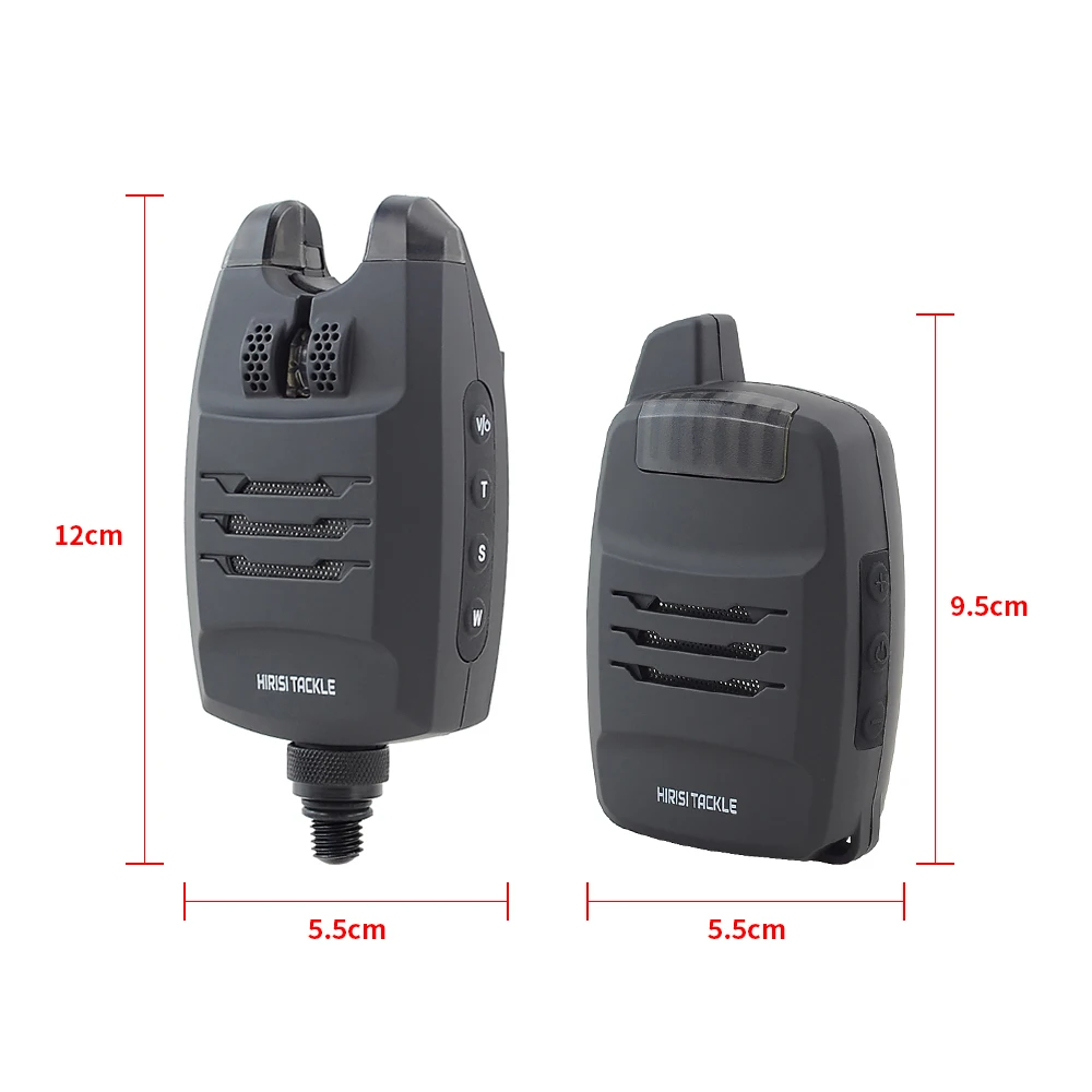 Wireless Fishing Bite Alarm Set with Anti-theft Function and Carp Fishing Snag Bar for Carp Fishing Tackle B1228