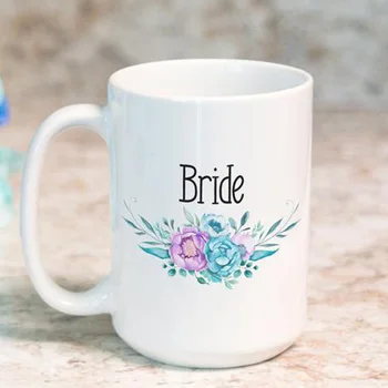 

Mother of the Bride bridesmaid bride to be Coffee Mug Bridal Shower Wedding engagement bachelorette hen Party decoration gift