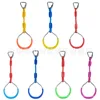 Kids Fitness Rings Climbing Game Toy Outdoor Training Activity Safety Sports Rope Swing Hanging Rings Children Fitness Equipment 2