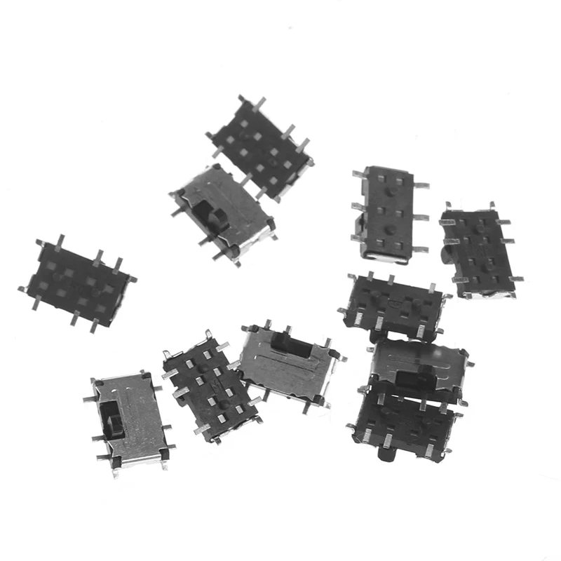 

10Pcs/Set SMD MSS-22C02(2P2T) 6-Pin Slide Switch For DIY Electronic Accessories Drop Ship Support