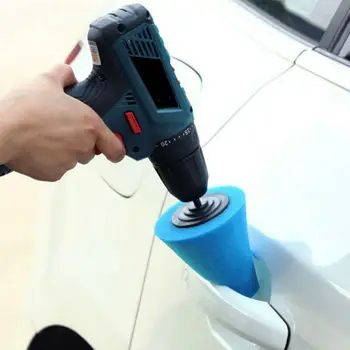 

4x Polishing wheel 4* M14 Sponge Polishing Shaped Buffing For Car Wheel Hub