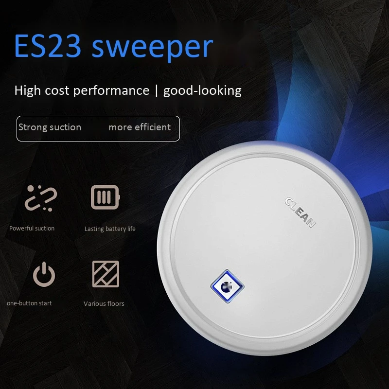 Automatic USB Charging Wireless Sweeping Robot Vacuum Cleaner Cordless Vaccum Robot Carpet Robots Mop Robot Black