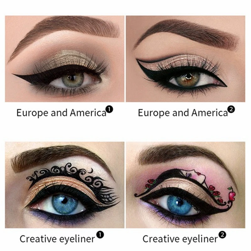 Подводка для глаз звездное небо карандаш черная жидкая водостойкая Стойкая