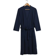 Ночная рубашка, свободные пижамы, осенне-зимний халат de nuit, мужские вафельные халаты, пижамы, домашние халаты, впитывающие и быстросохнущие