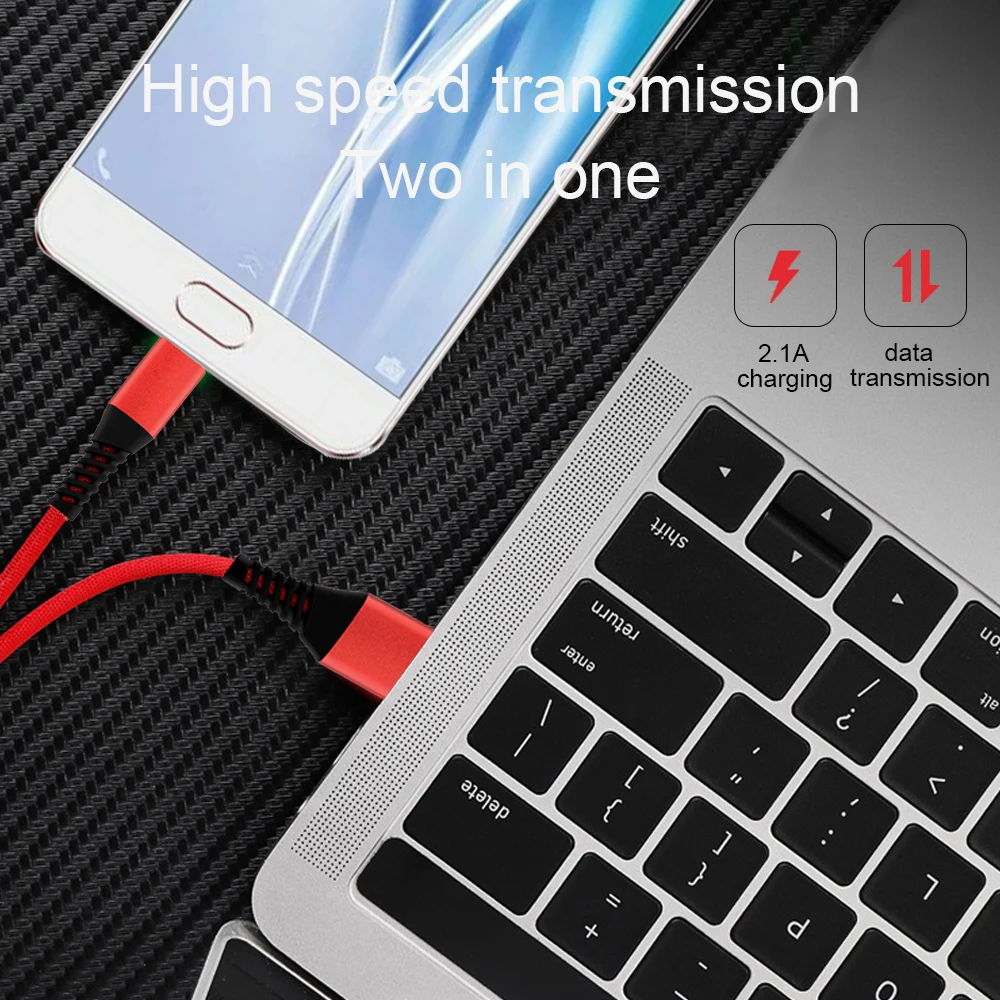 Usb-кабель type-C 2.1A для Xiaomi Note 7 Pro USB кабель смарт-чип Быстрая зарядка кабель type-C для Redmi K20 Pro usb-устройства из сплава