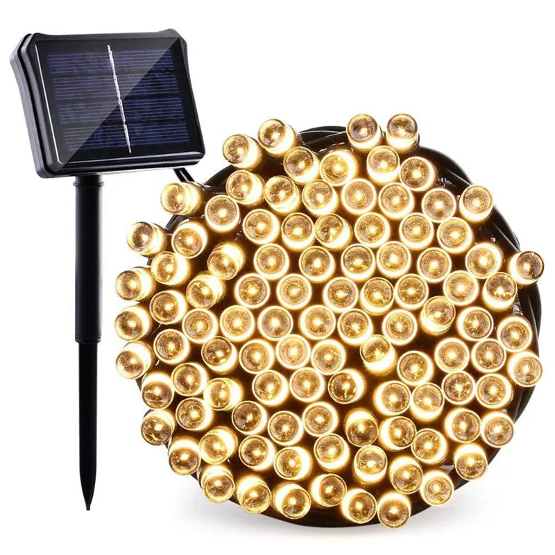 PROD 1005002051419517 8 patterns outdoor solar string fairy light 12M
22M LED solar light 100/200leds waterproof string light for garden
street