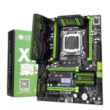 HUANANZHI X79 GREEN 2.49 V3.1 motherboard LGA 2011 ATX USB3.0 SATA3 PCI-E NVME M.2 SSD support REG ECC memory and Xeon E5