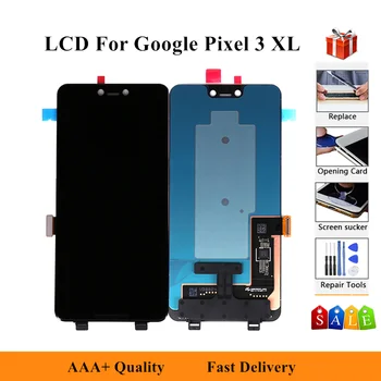 

100% Tested OLED LCD For Google Pixel 3 XL LCD Display Screen Touch Digitizer Assembly For Google G013C Replacement Pantalla