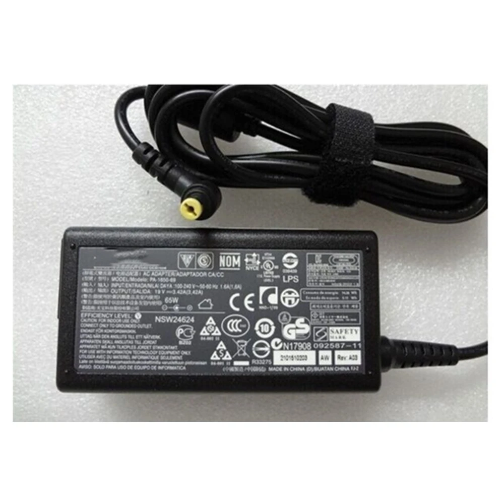 de corriente para portátil Acer, cargador Original de 65W, 19V, 3.42A, CA, para Acer Aspire 5732, 5740, 5920 PA 1650 69 PA 1650 86|Conectores y cables de ordenador| - AliExpress