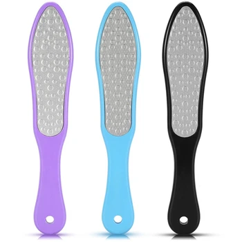 

Double Sided Foot File Dead Skin Callus Remover Stainless Steel Pedicure Foot Rasp File Cuticle Fle For Legs Care Feet Footholds