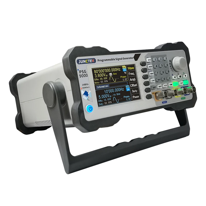 US $184.21 JUNTEK PSG9060 2 CH 60MHz Programmable Function Arbitrary Wave Generator Signal Source Frequency Modulation Amplitude Modulation
