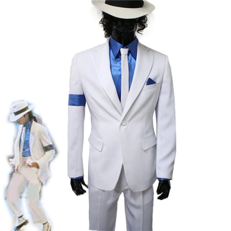 Michael Jackson Smooth Criminal Suit Cosplay Costume Halloween Carnival  Uniforms Custom Made - Cosplay Costumes - AliExpress