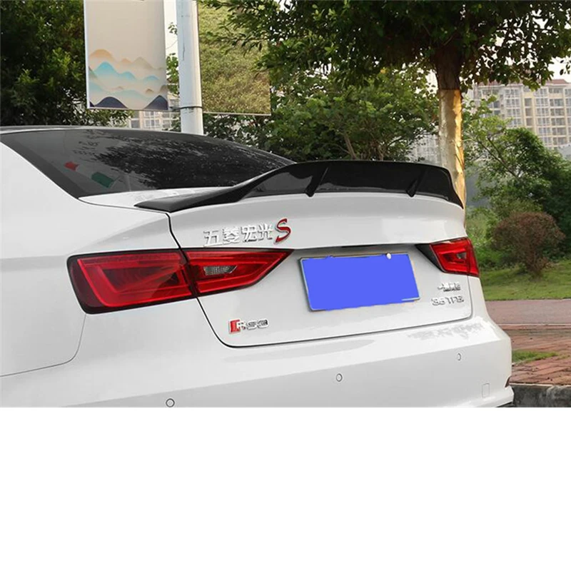 CEYUSOT для настоящего углеродного волокна спойлер audi A3 S3 RS3-19 A3 4 Двери Седан задний спойлер крыло хвост аксессуары R моделирование