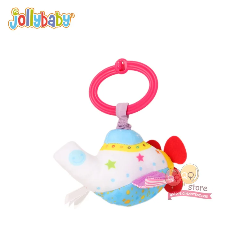 Детские Плюшевые Развивающие игрушки-погремушки для детей от 0 до 12 месяцев, колокольчики, Вибрационный автомобиль, милые игрушки для новорожденных, подарок для детей - Цвет: Vibrating Airplane