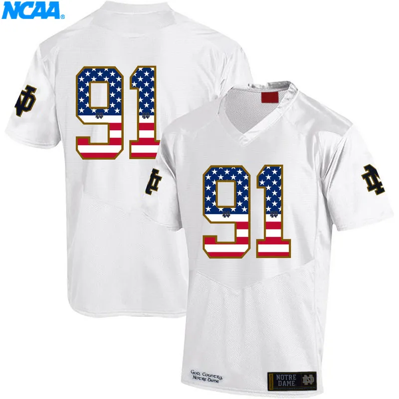 New Arrival High Quality Jerseys Sheldon Day#91 College Limited T-shirt Jerseys S-XXXL - Цвет: 2