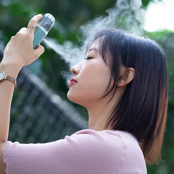 

Mini Facial Spray Moisturizing Instrument 881 Long USB Charging Humidifier Nanometer Anion Portable Water Meter