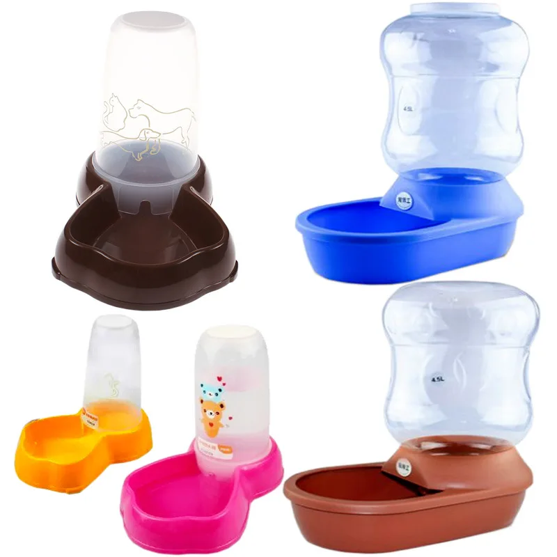 

Pet Drinking Bowl Automatic Feeder Dogs And Cats to Feed Water Dog Bowl Large-Volume Rice Basin Sitting Type Resin chu liang ton