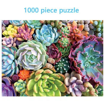 

Succulent Plants Pipe Beautiful Landscape Adult Children Puzzle Holiday Gift Pattern Toy Brain Teaser Assemble Toys Games Jigsaw