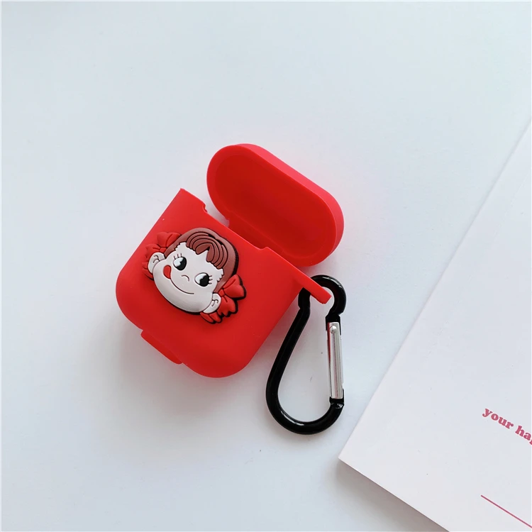 Мультяшные персонажи hello kitty Микки Минни Милые силиконовые серьги чехол для Apple Airpods Bluetooth сумка для наушников крышка